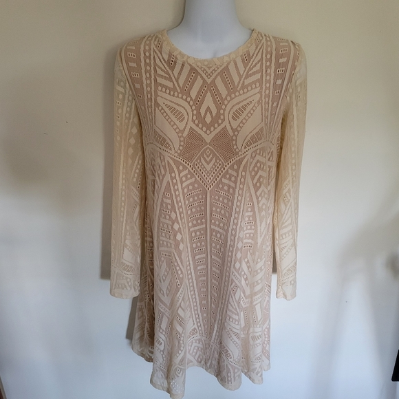 BCBG MaxAzria Maternity Dress Mesh, Sz S - Picture 1 of 7